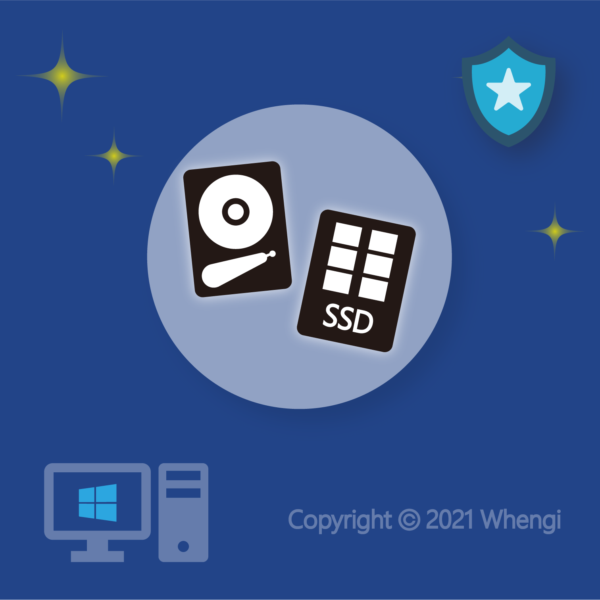 #90 - ZH - 零組件維護+保養 - 桌上型電腦, Windows：硬碟 ( HDD / SSD ) (服務費)