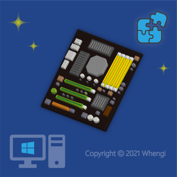 #21 - ZH - 新零組件安裝 - 桌上型電腦, Windows：主機板 (服務費)