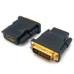 ＃424 - ZH - 轉接頭：DVI-D (公) 轉 HDMI (母)