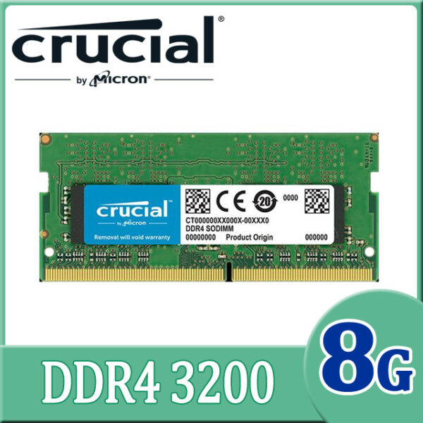 #474 - ZH - 記憶體：美光 Micron Crucial NB 8GB DDR4-3200 (1024*8)