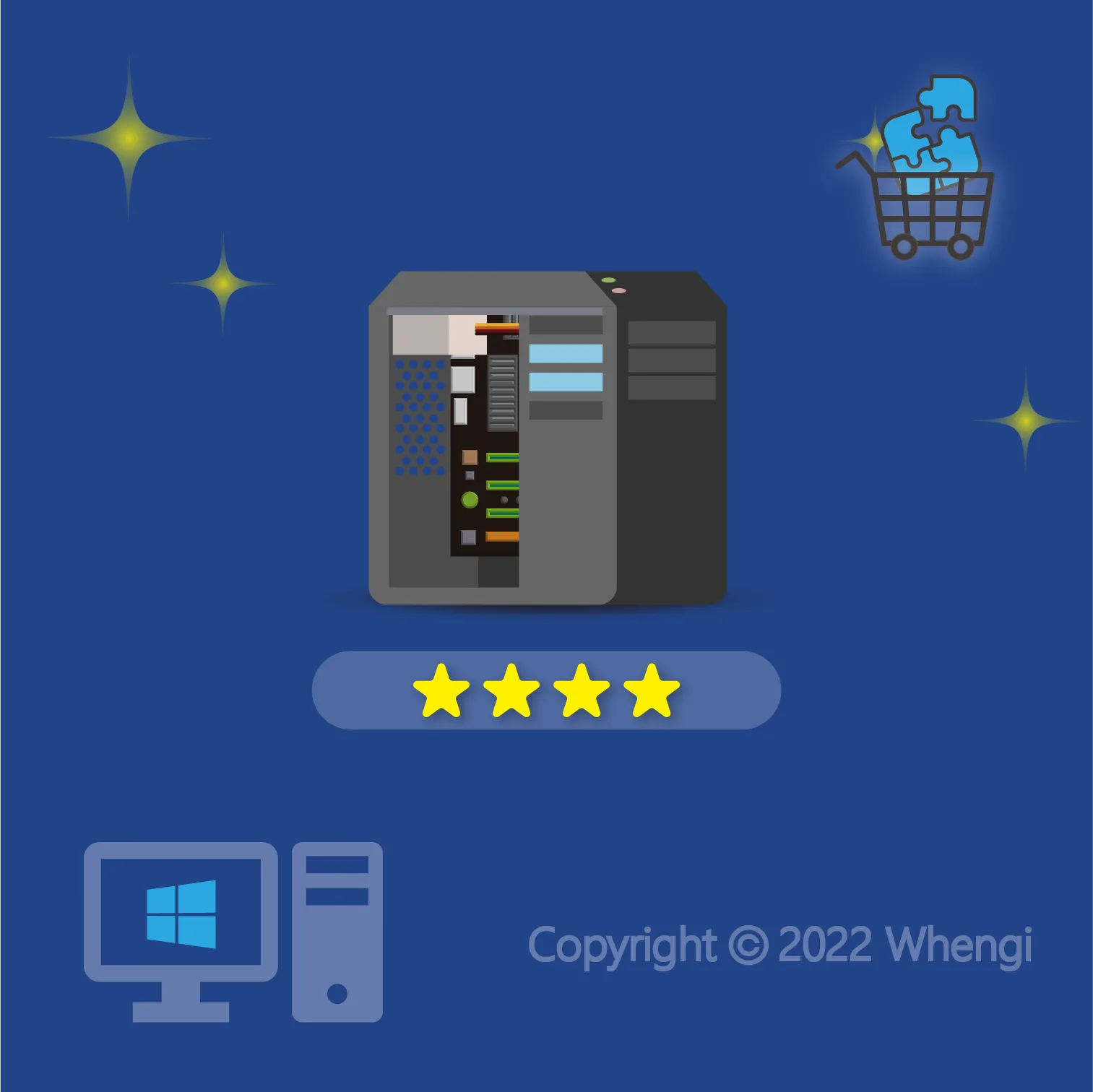 #109 - ZH - 客製化套裝單機 - 桌上型電腦, Windows：代購+組裝+設定+調整+優化 (狂人款)