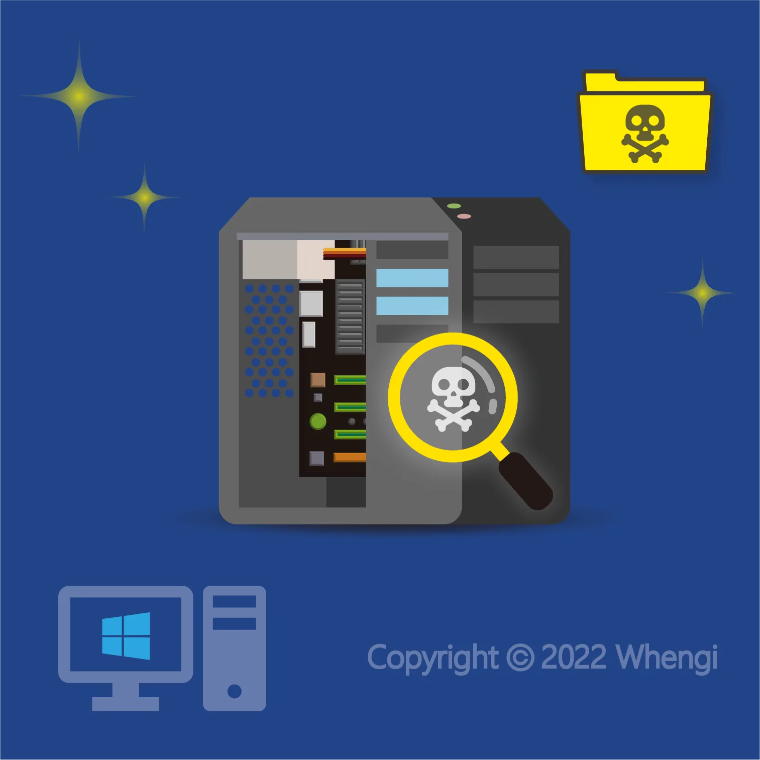 #358 - ZH - 資料中毒 - 桌上型電腦, Windows：掃描中毒情況 - 1GB (服務費) – Whengi