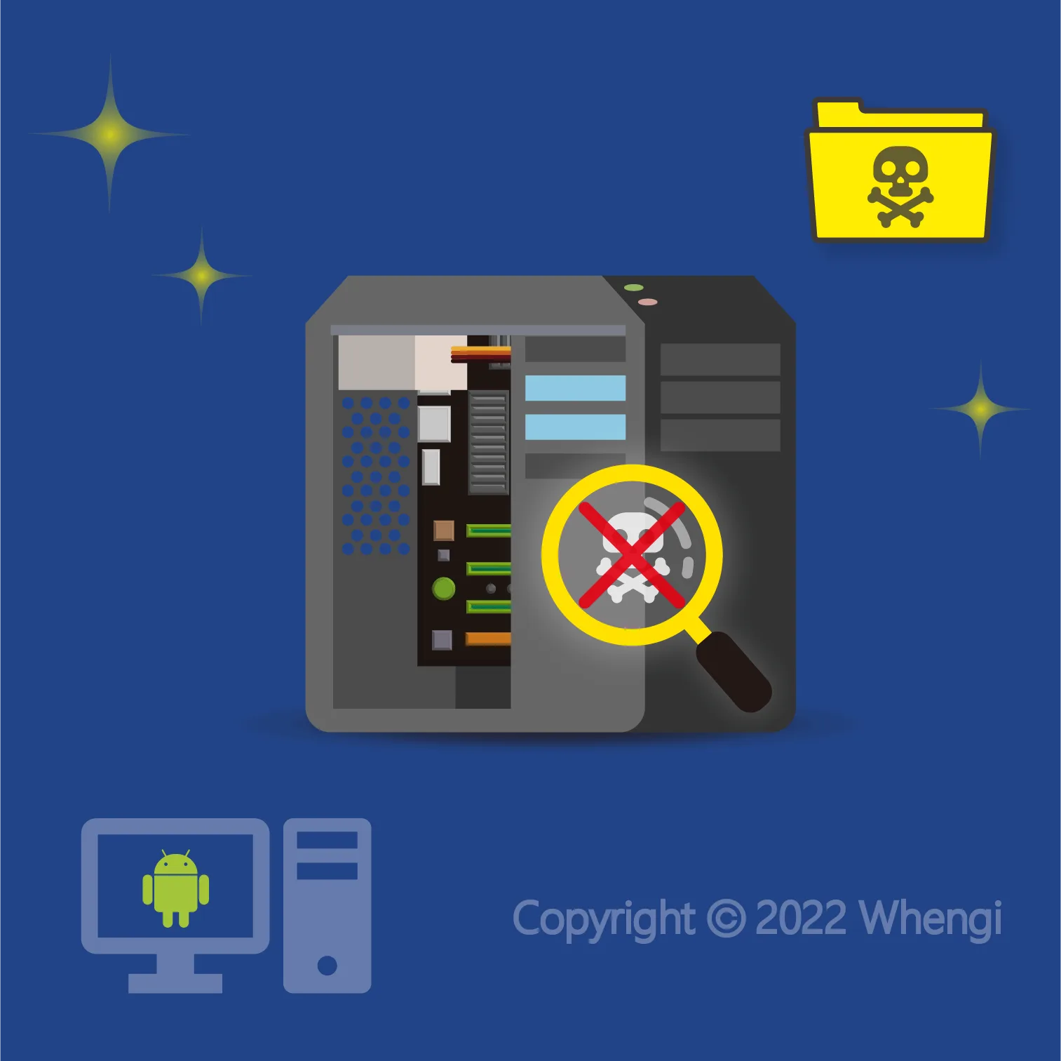 #372 - ZH - 資料中毒 - 桌上型電腦, Android：掃描+清除病毒 - 1GB (服務費)