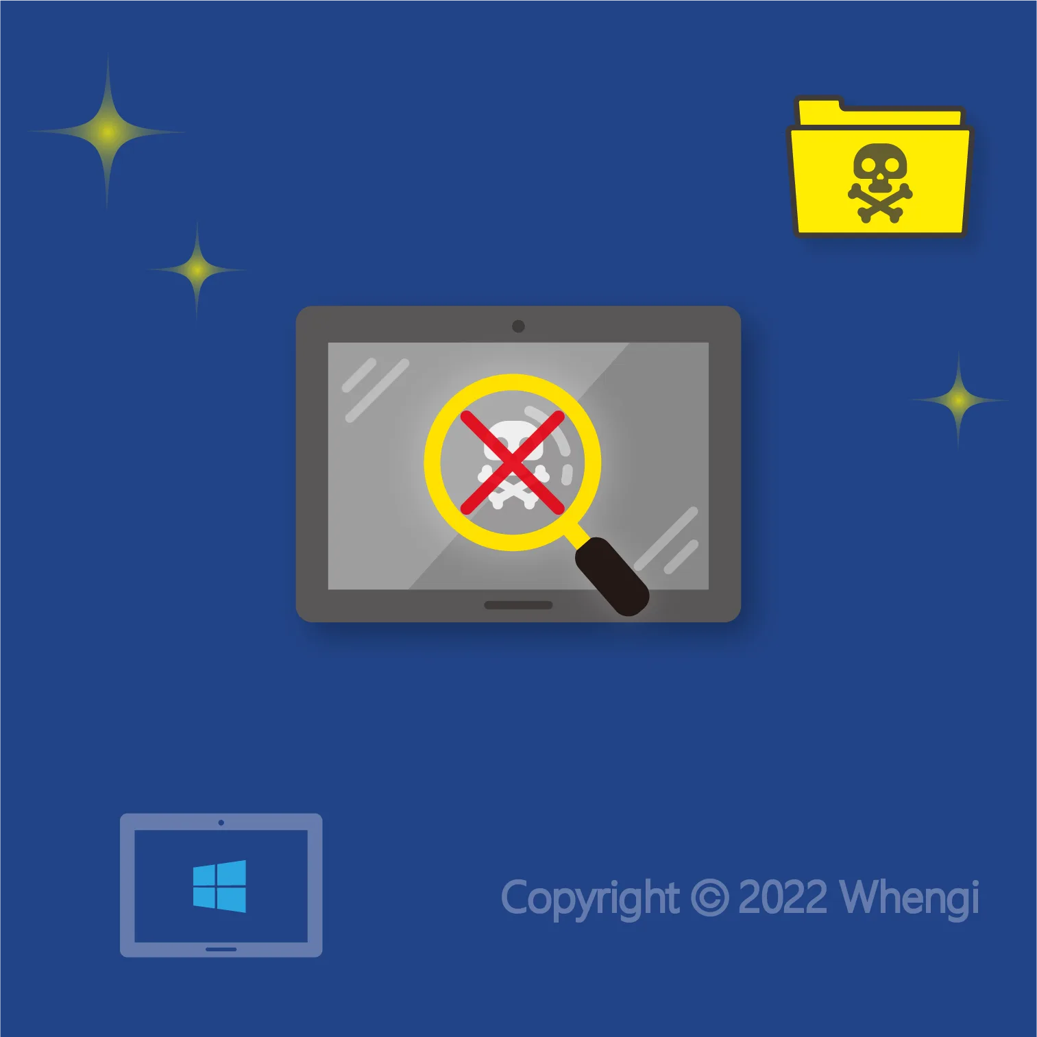 #376 - ZH - 資料中毒 - 平板電腦, Windows：掃描+清除病毒 - 1GB (服務費)