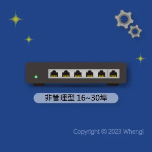 #569 - ZH - 設定 - 網路設備：非管理型交換器 16~30埠 (服務費，含安裝)