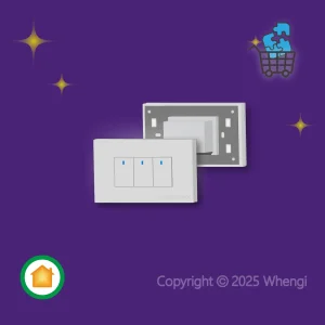 #648- ZH - 物聯網IoT：開關面板 - 三開開關 (通用型，支援 Apple HomeKit) (含商品物料，安裝與服務費)